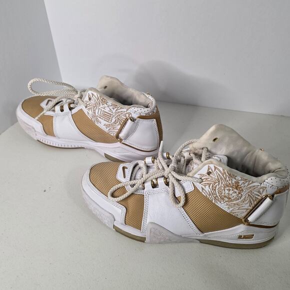 Nike LeBron Witness 6 White Gold Size 8 DJ4892-100 Basketball Shoes Mens main image 8